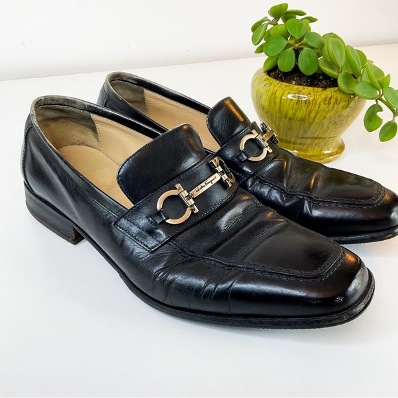 Salvatore Ferragamo Other - SALVATORE FERRAGAMO Men’s Leather Loafer With Iconic Logo Hardware